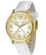 Ficha técnica e caractérísticas do produto Relógio Lince Feminino Couro Branco LRC4396L