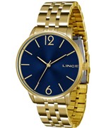 Ficha técnica e caractérísticas do produto Relógio Lince Feminino Dourado e Azul LRG605L