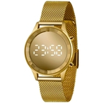 Ficha técnica e caractérísticas do produto Relógio Lince Feminino Dourado Led Digital LDG4648L CXKX