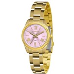 Ficha técnica e caractérísticas do produto Relógio Lince Feminino Dourado Pequeno Lrg4492l R3kx