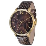 Ficha técnica e caractérísticas do produto Relógio Lince Feminino Dourado Pulseira Couro LRC605L M2MX