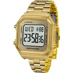 Ficha técnica e caractérísticas do produto Relógio Lince Feminino Dourado SDG616LBXKX Digital 3 Atm Cristal Mineral Tamanho Médio