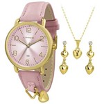 Ficha técnica e caractérísticas do produto Relogio Lince Feminino Lrc4451l Kt63 Dourado Couro Rosa