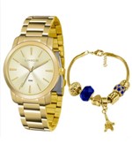 Ficha técnica e caractérísticas do produto Relógio Lince Feminino Lrg4506l Ku51 Dourado com Pulseira de