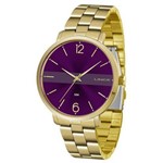 Ficha técnica e caractérísticas do produto Relógio Lince Feminino Lrgj074l U2kx Fashion Dourado