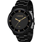 Ficha técnica e caractérísticas do produto Relógio Lince Feminino Preto LRN4322LP2PX Analógico 5 Atm Cristal Mineral Tamanho Grande