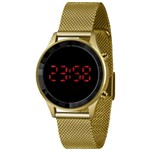 Ficha técnica e caractérísticas do produto Relógio Lince Feminino Ref: Ldg4647l Pxkx Digital LED Dourado