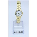 Ficha técnica e caractérísticas do produto Relógio Lince Lrg4433l Dourado Fundo Branco
