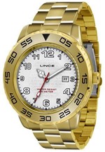 Ficha técnica e caractérísticas do produto Relógio Lince Masculino Dourado Mrg4334l-b2kx