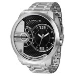 Ficha técnica e caractérísticas do produto Relógio Lince Masculino Dual Time Prata Mrmh049s-p2sx