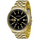 Ficha técnica e caractérísticas do produto Relogio Lince Masculino Mrg4356s P2kx Dourado Preto Aço