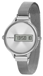 Ficha técnica e caractérísticas do produto Relógio Lince SDM4636L SXSX Digital Clássico feminino prata