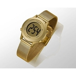Ficha técnica e caractérísticas do produto Relógio LINCE SDPH109L CXKX digital pulseira aço Dourado