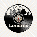 Ficha técnica e caractérísticas do produto Relógio Londres Cidades Viagens Agência Turismo Vinil LP