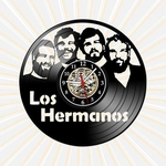 Ficha técnica e caractérísticas do produto Relógio Los Hermanos Bandas Rock Nacional Musica Vinil LP