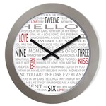 Ficha técnica e caractérísticas do produto Relógio Love 38,5 Cm Prata Nextime