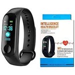 Relogio M3 DISPOSITIVO MY LIFE Fitness Band (Black) - Import