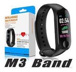 Ficha técnica e caractérísticas do produto Relogio M3 Pulseira Inteligente Smartband Smartwatch Pressão Art. e Batimentos Cardíacos, Esportes - Rts