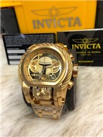 Ficha técnica e caractérísticas do produto Relogio Invicta Magnum 25209 Star Wars Dourado Lançamento 2019