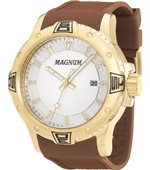 Ficha técnica e caractérísticas do produto Relógio Magnum Dourado Marrom Masculino Ma34414m