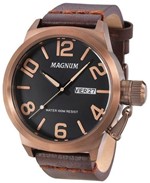 Ficha técnica e caractérísticas do produto Relógio Magnum Masculino Couro Bronze Ma33399r