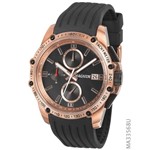 Relógio Magnum Masculino Preto com Rosé Ma33568u