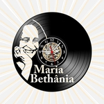 Ficha técnica e caractérísticas do produto Relógio Maria Bethania MPB Samba Bossa Nova Musica Vinil LP