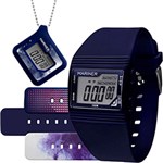 Relógio Unissex Digital Mariner Troca Pulseira HSC0018A - Azul