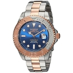 Relógio Masc INVICTA Original Pro Diver Quartz (24626) Aço Inox Prova D'Água 200 Metros Prata/Cobre/Azul