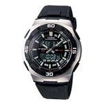 Ficha técnica e caractérísticas do produto Relógio Masculino Anadigi Casio AQ-164W-1AVD - Preto - Casio*