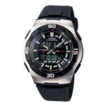 Ficha técnica e caractérísticas do produto Relógio Masculino Anadigi Casio Aq-164W-1AVD - Preto