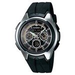 Ficha técnica e caractérísticas do produto Relógio Masculino Anadigi Casio AQ-163W-1B1V - Preto