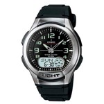 Ficha técnica e caractérísticas do produto Relógio Masculino Anadigi Casio AQ-180W-1BVDF - Preto