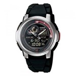 Ficha técnica e caractérísticas do produto Relógio Masculino Anadigi Casio AQF-102W-1BVDF - Preto - Casio*