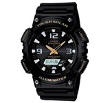 Ficha técnica e caractérísticas do produto Relógio Masculino Anadigi Casio AQS810W1BVDF - Preto