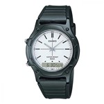 Ficha técnica e caractérísticas do produto Relógio Masculino Anadigi Casio AW-49H-7EV Preto/Branco Clássico