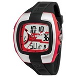 Ficha técnica e caractérísticas do produto Relógio Masculino Anadigi X-Games XGPPA008 – Preto/Vermelho