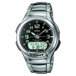 Ficha técnica e caractérísticas do produto Relógio Masculino Analógico Casio AQ-180WD-1BV - Metal - Casio*