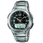 Ficha técnica e caractérísticas do produto Relógio Masculino Analógico Casio AQ-180WD-1BV - Metal