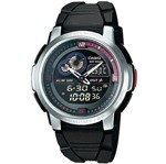 Relógio Masculino Analógico e Digital de Resina C/ Medição de Temperatura AQF-102W-1BV - Casio