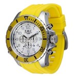 Relógio Masculino Analógico EWC Elegance Casual EMT14076/1 - Amarelo