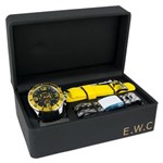 Ficha técnica e caractérísticas do produto Relógio Masculino Analógico EWC EMT15314-D - Troca Pulseiras