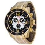 Relógio Masculino Analógico EWC Extreme EMT14001/P - Dourado