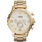 Ficha técnica e caractérísticas do produto Relógio Masculino Analógico Fossil JR1479/4XN - Dourado