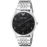 Ficha técnica e caractérísticas do produto Relógio Masculino Armani Empório AR1863/1PN 43mm Prata - Emporio Armani