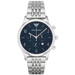 Ficha técnica e caractérísticas do produto Relógio Masculino Armani Empório AR1942/1AN 43mm Prata