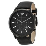 Ficha técnica e caractérísticas do produto Relógio Masculino Armani Empório Ar2461/z 46mm Couro Preto - Emporio Armani