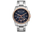 Relógio Masculino Armani Exchange Analógico Prata - Outerbanks AX2516/1KN