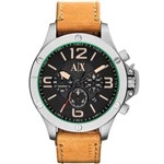 Relógio Masculino Armani Exchange Modelo 22701 Pulseira em Couro