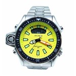Ficha técnica e caractérísticas do produto Relógio Masculino Atlantis G3220 Fundo Amarelo